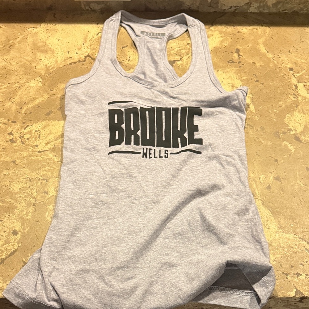 Gray Brooke Wells Tank Top No Bull